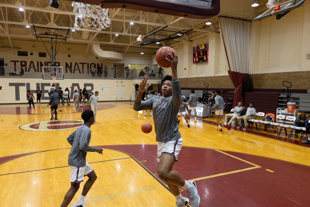Basketball player dunking